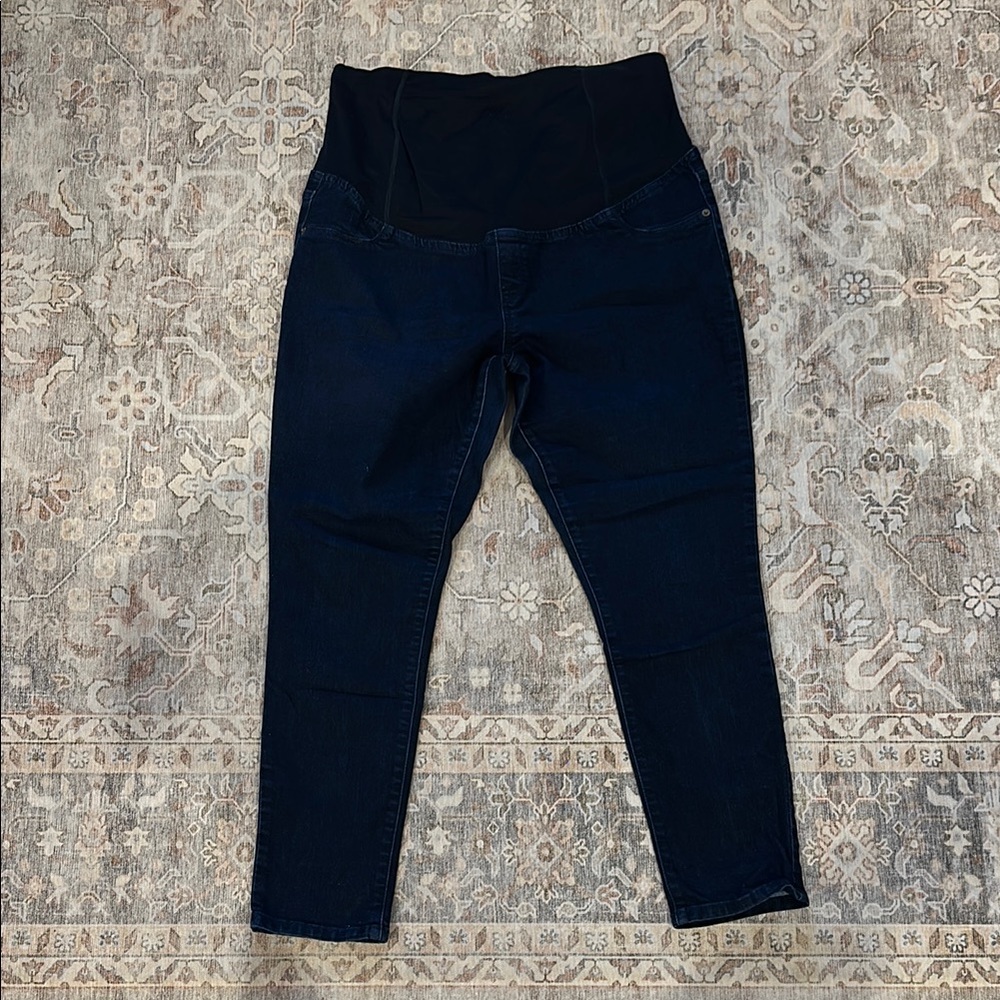 Isabel Women's Dark Denim Maternity Jeans 16